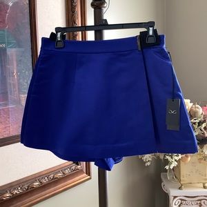 Monika Chiang cobalt blue skort size 0 NWT